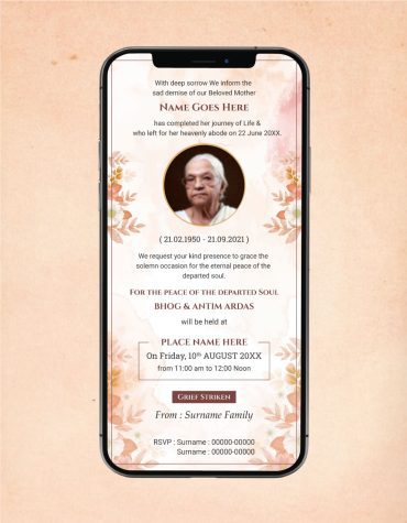 Bhog And Antim Ardas Templates