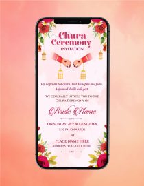 Chura Ceremony Invitation