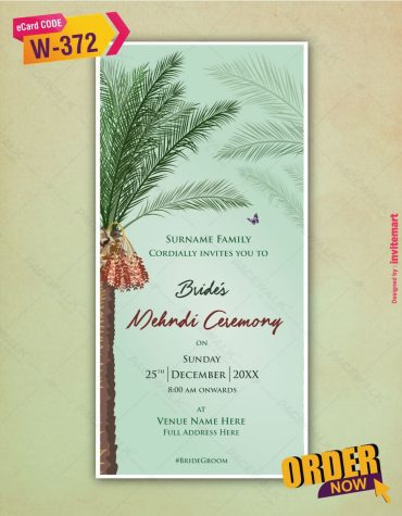 Mehndi Invitation Card Maker