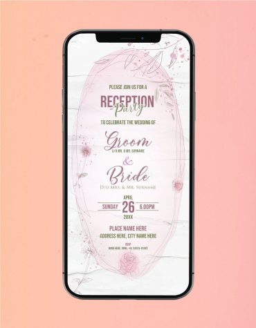 Modern Reception Invitation