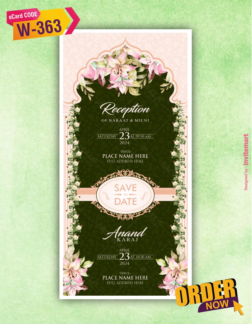 Punjabi Wedding Invitation