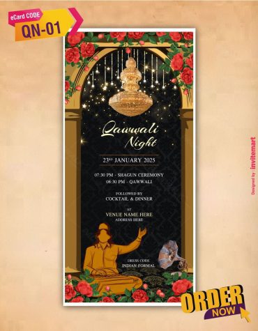 Qawwali Night Invitation