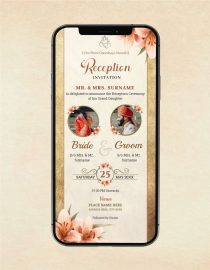reception invitation card online