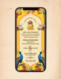 Satyanarayan Puja Invitation
