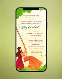Teej Invitation