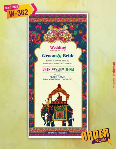 Traditional Wedding Invite