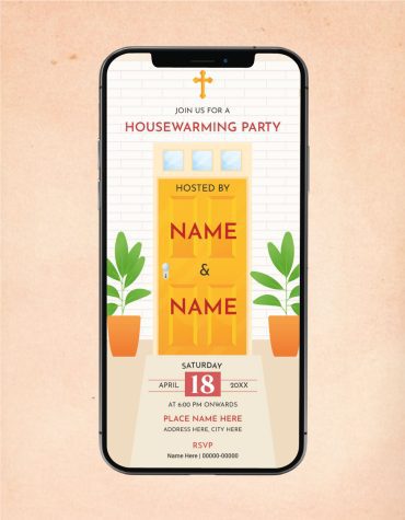 Christian Housewarming Party Invitation Card