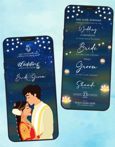 Custom Caricature Wedding Invite