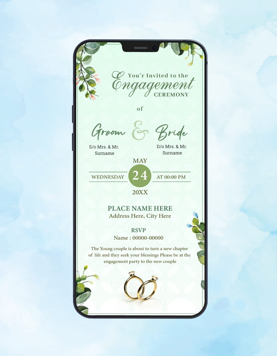 Engagement Ceremony Invitation