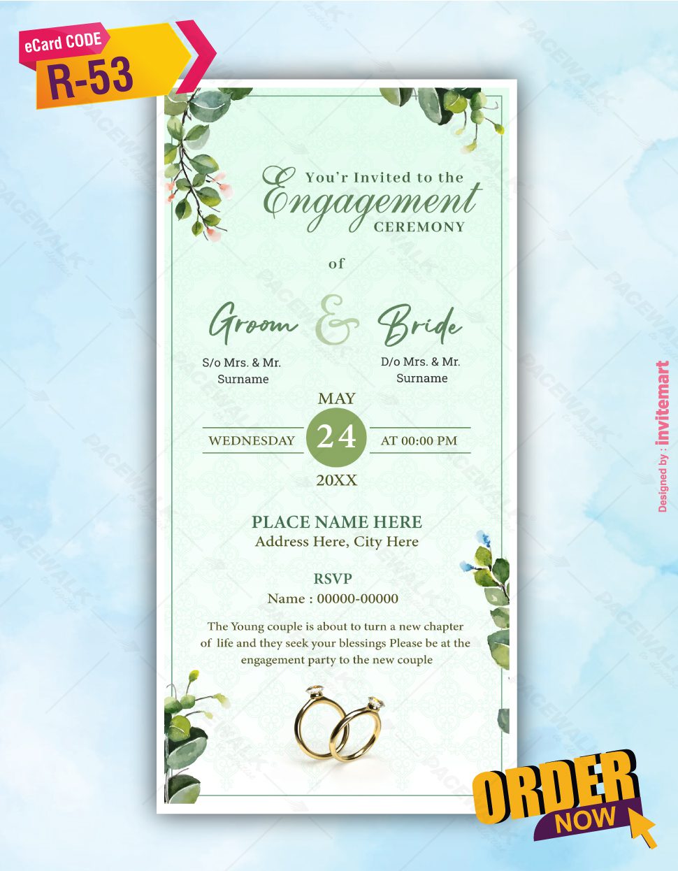Engagement Ceremony Invitation
