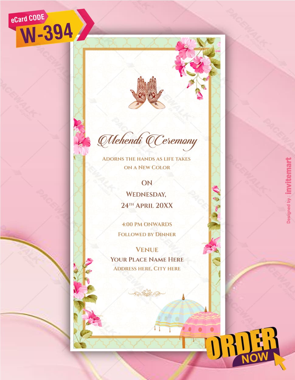 Multi Page Wedding Invitation Pdf Cards