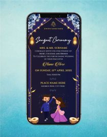 Sangeet Ceremony Invitation