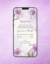 Wedding Reception Party Invitation Templates