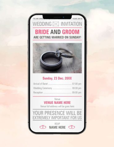 Digital Christian Wedding Invitation