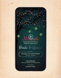 Mehndi Ceremony Invitation Video