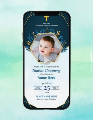 Baptism Ceremony Invitation Video