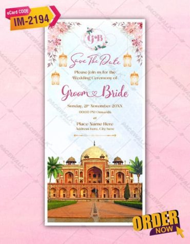 Destination Save The Date Invitation