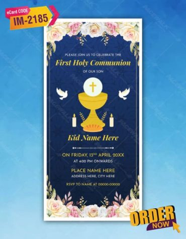First Holy Communion Card