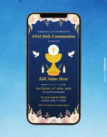First Holy Communion Card