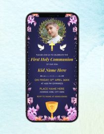First Holy Communion Invitation