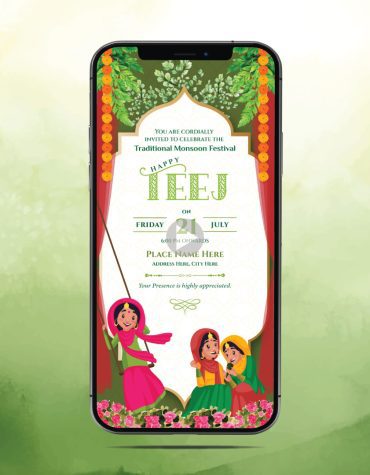 Happy Teej Invitation Video