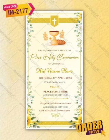 Holy Communion Card