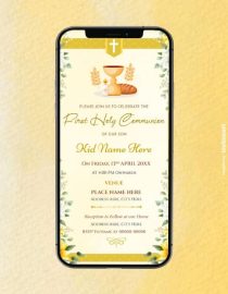 Holy Communion Card