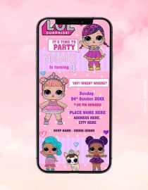 Lol Birthday Party Invitation