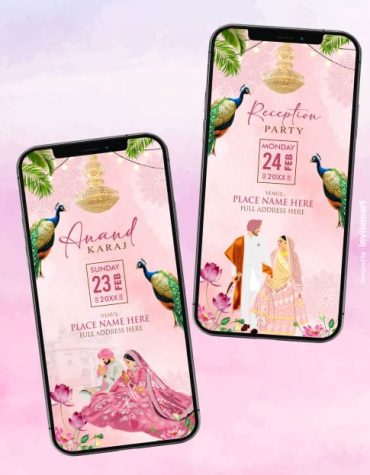 Punjabi Anand Karaj Wedding Invitation Pdf
