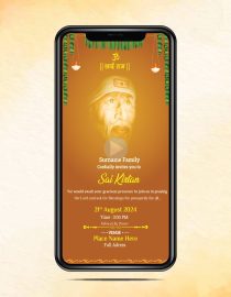 Sai Kirtan Invitation Video