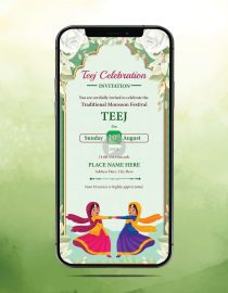Teej Function Invitation Video