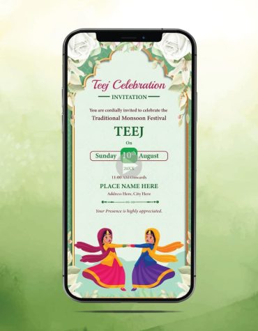 Teej Function Invitation Video