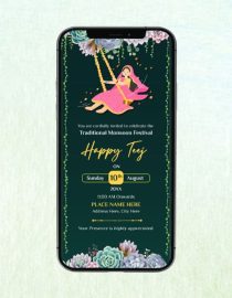 Teej Invitation Templates