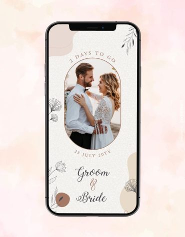 2 Days To Go Wedding Countdown