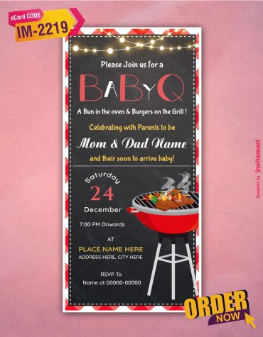 Baby Q Invitation
