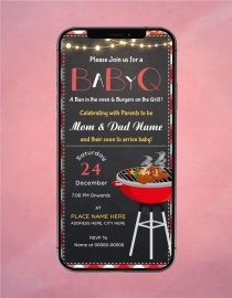 Baby Q Invitation