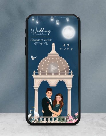 Caricature Wedding Invitation Video
