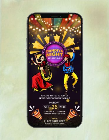 Dandiya Invitation