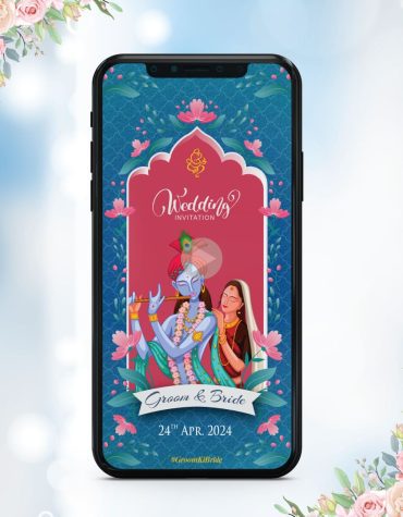 Radha Krishna Wedding Invitation Video