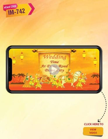Rajasthani Marwari Style Wedding Invitation Video