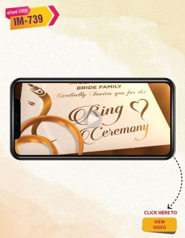 Ring Ceremony Invitation Video Maker