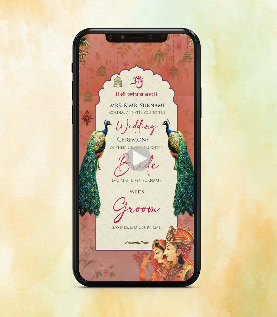 Traditional Wedding Invitation Video Maker