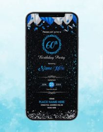 60th Birthday Invitation