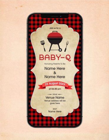 BaByQ Baby Shower Invitations