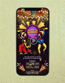 Dandiya Party Invitation Video