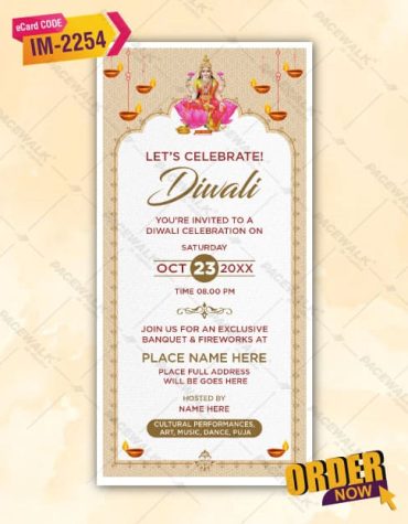 Diwali Invitation