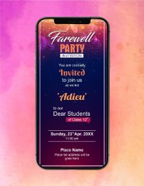 Farewell Party Invitation