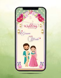 Floral Wedding Invitation Video Template