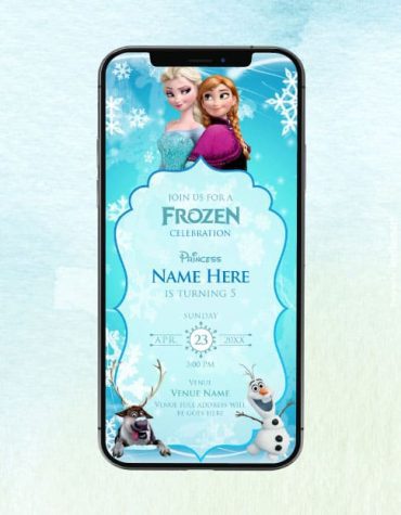 Frozen Birthday Invitations