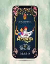 Navratri Dandiya Invitation Video